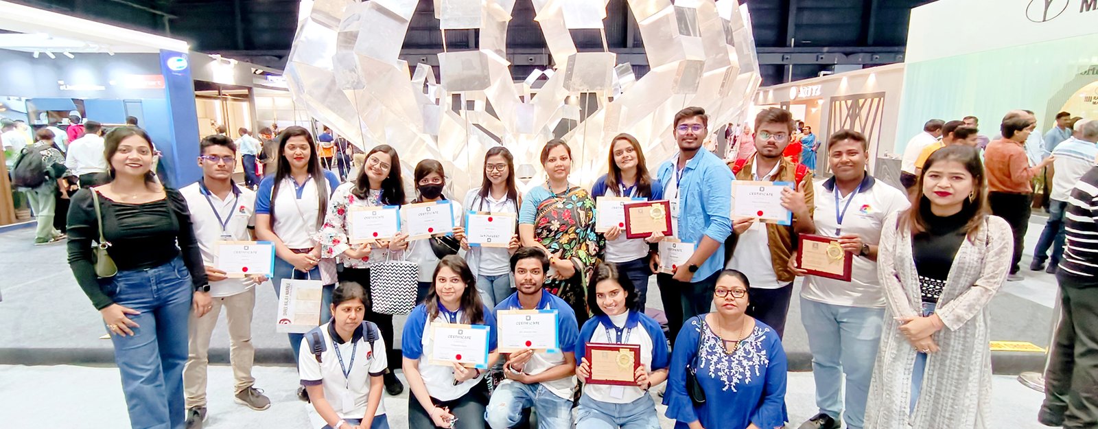 PIID students with study materials